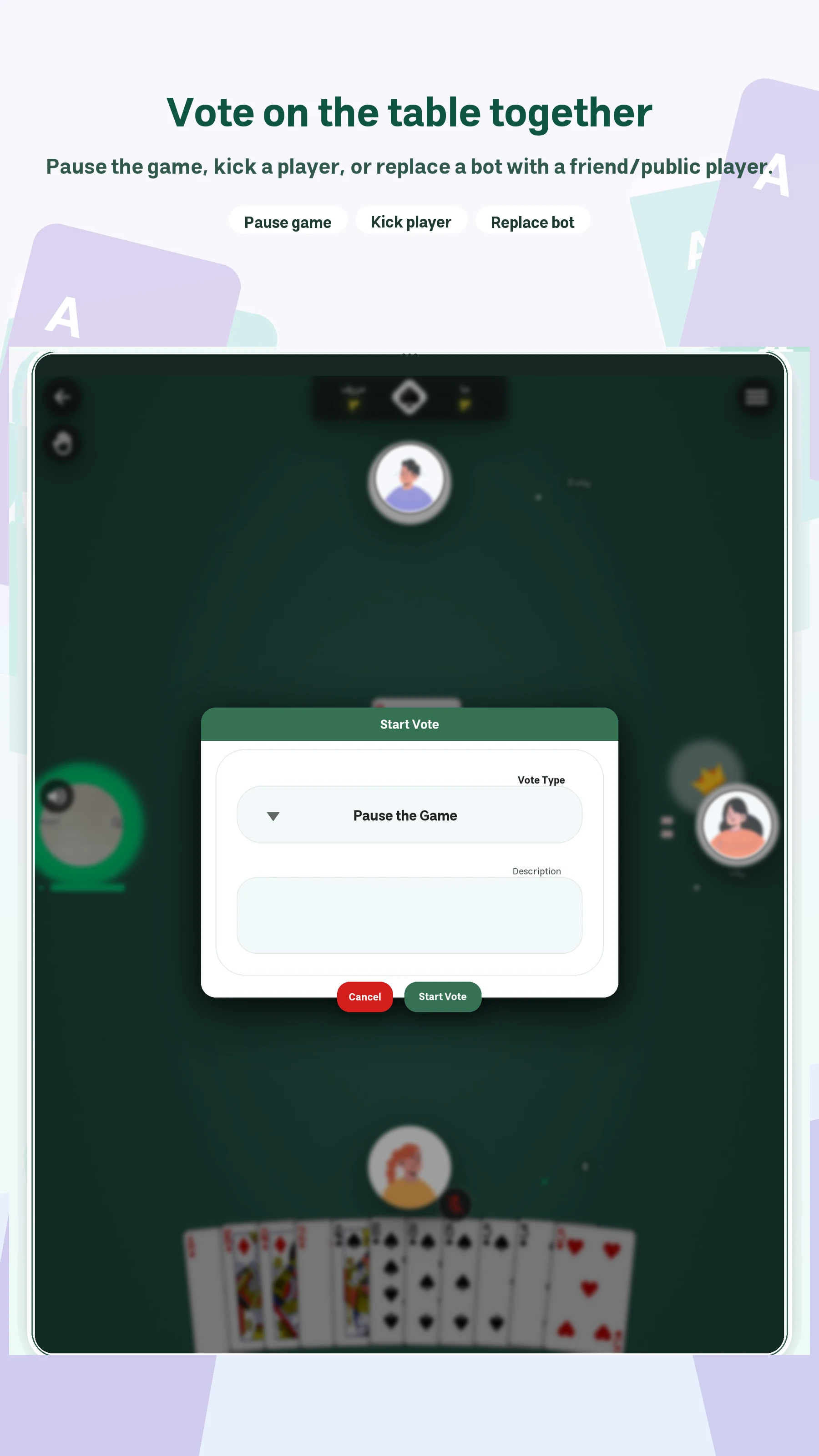 Online Hokm screenshot