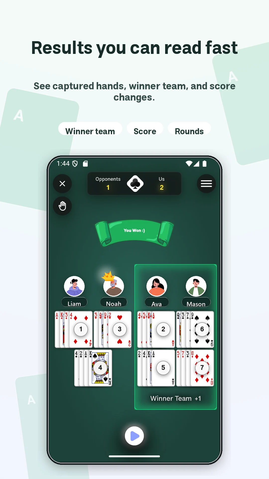 Online Hokm screenshot